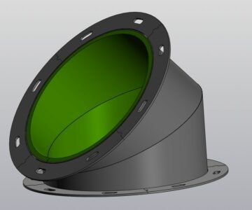 3D модель Сектор круглый СКФ 300-45-2  (002-002-005-001)