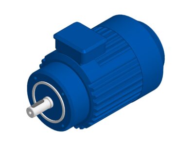 3D модель Электродвигатель АИС90L4
