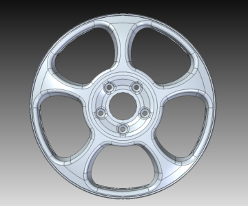 3D модель 19" обод колеса BMW