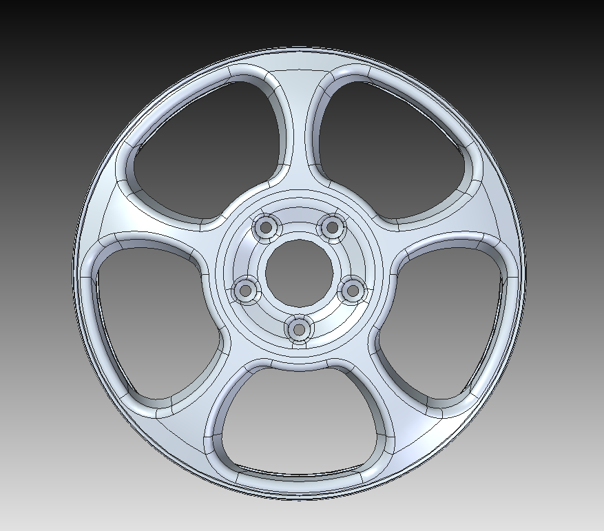3D модель 19" обод колеса BMW