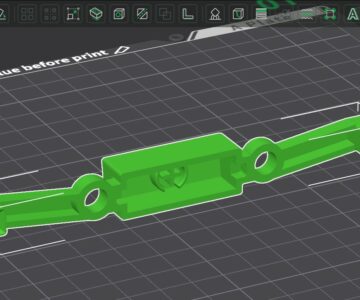 3D модель Кнопка чемодана
