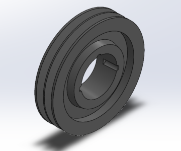 3D модель Шкив клиновой SPB 212_2 TB 2517, SPA 125_1 TB 1610, SPB 140_2 TB 2012