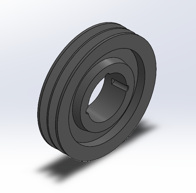 3D модель Шкив клиновой SPB 212_2 TB 2517, SPA 125_1 TB 1610, SPB 140_2 TB 2012