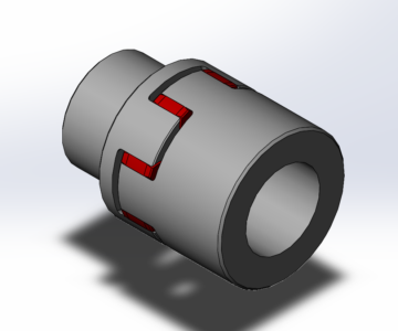 3D модель Полумуфта кулачковая 24_32 De 55mm, 28_38 De 65mm