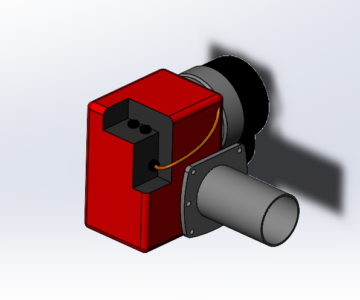 3D модель Моноблочная дизельная горелка Ecoflam 1 TL TW B10