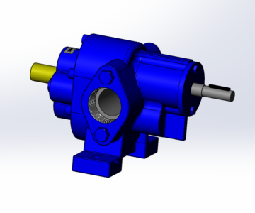 3D модель Насос GVR Pompe-Madrog MPA B-A050V-BP00