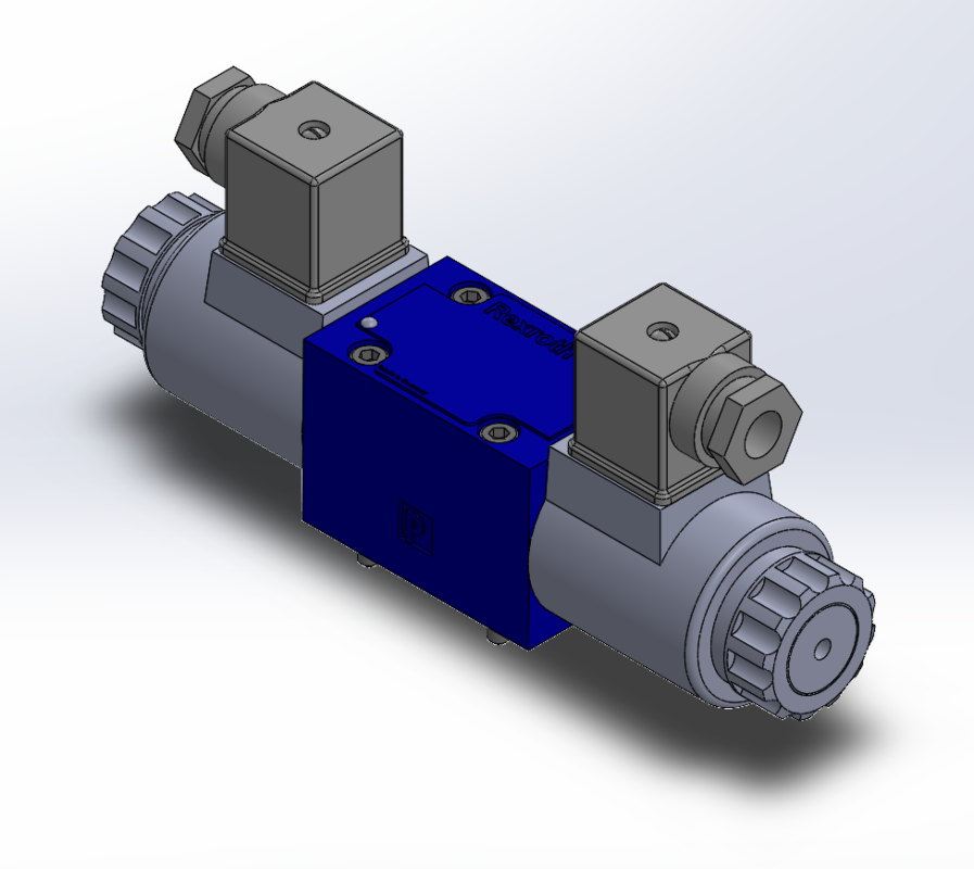 3D модель Гидрараспределители 4WE6E-6XCG12N9Z5L и 4WE6HA-6XCG12N9Z5L