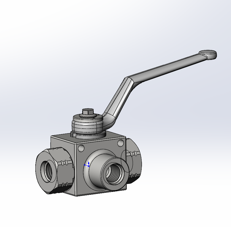 3D модель Кран GE5L G3-8 DN10 1111AB GN500 (GE5GGT25011A000)