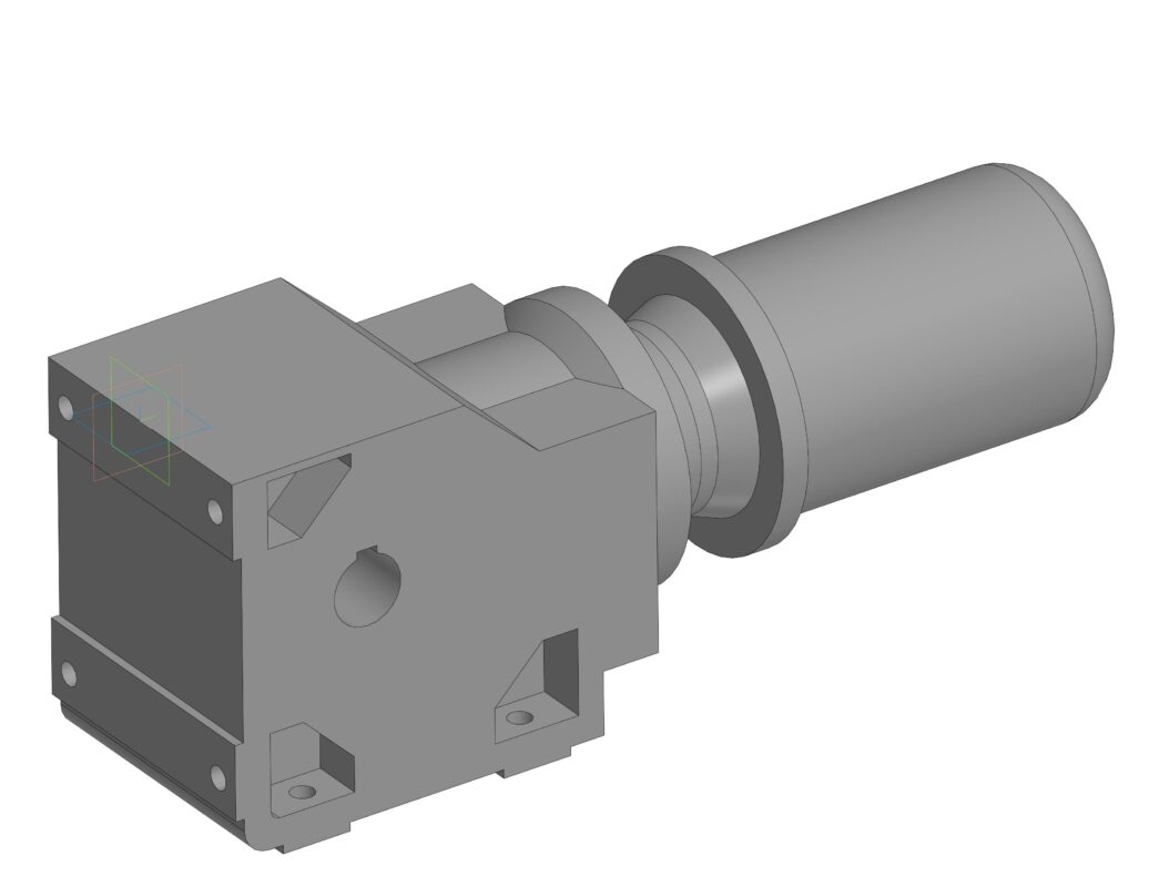 3D модель Мотор редуктор KA57