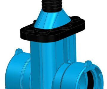 3D модель Клиновая задвижка 4501250003