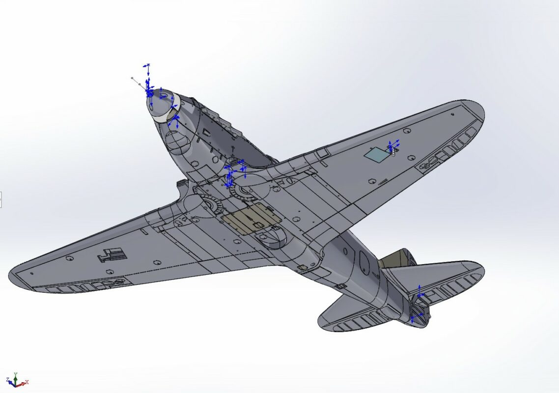 3D модель 3D модель советского истребителя Второй мировой войны ЛаГГ-3