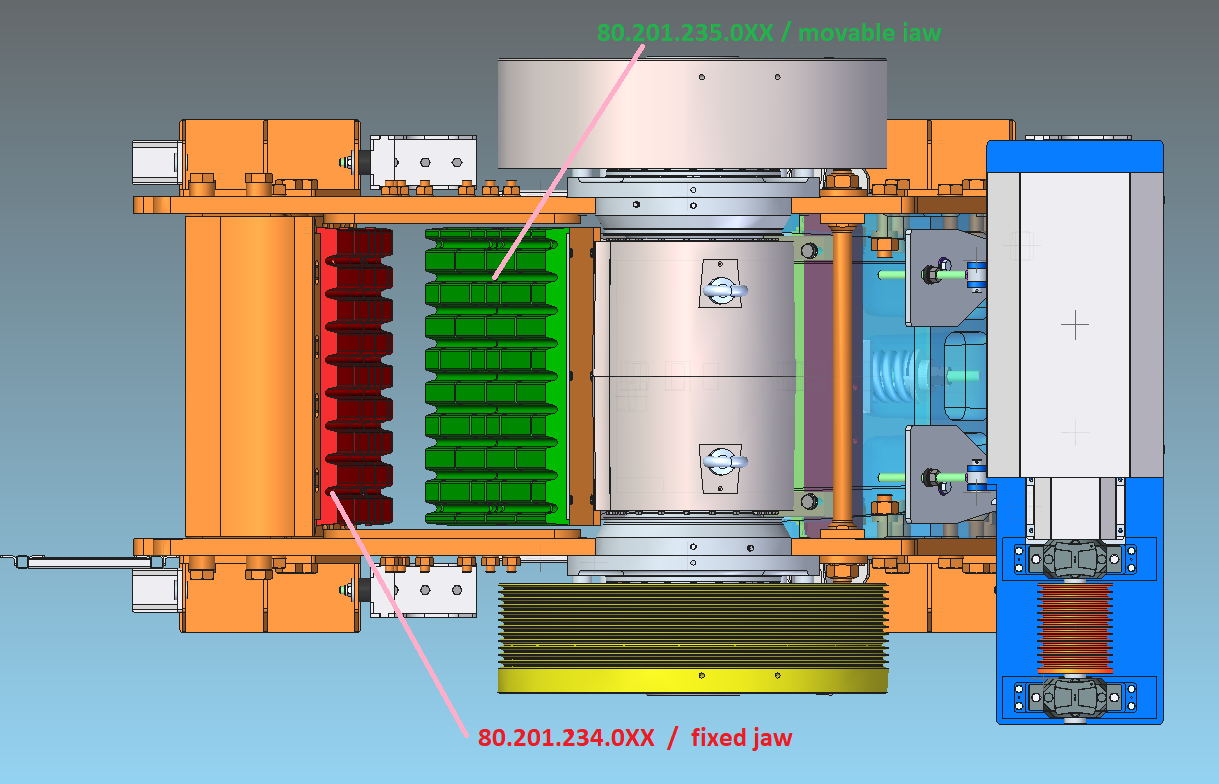 3D модель Модель подвижной щеки дробилки METSO C 125