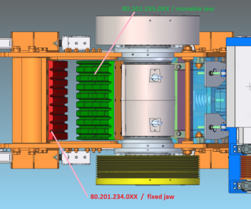 3D модель Модель неподвижной щеки дробилки METSO C 125