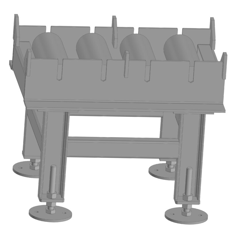 Чертеж Рольганг 650×440×550 мм