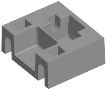 3D модель Стойка крышки люка КАМАЗ 53205-5713021
