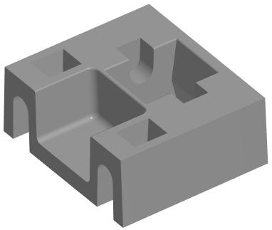 3D модель Стойка крышки люка КАМАЗ 53205-5713021