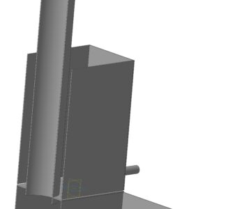 3D модель Печь для бани 500х500х806 мм