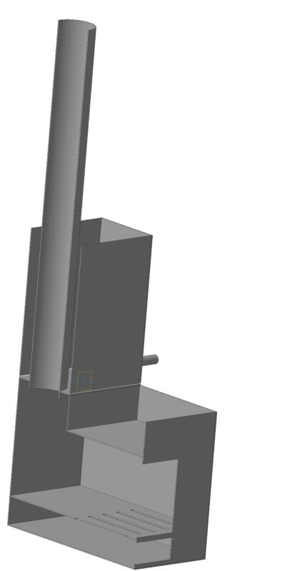 3D модель Печь для бани 500х500х806 мм