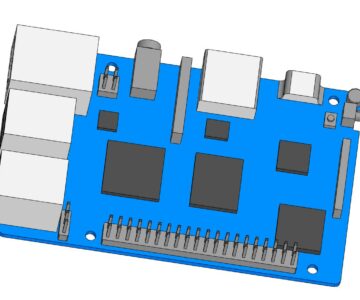 3D модель 3D модель Orange Pi 4 Pro v.1.3.2