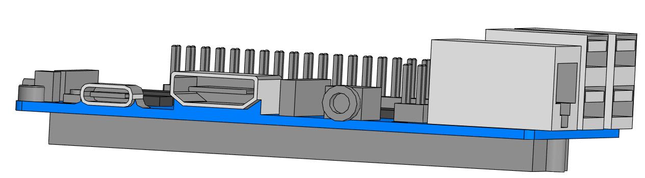 3D модель 3D модель Orange Pi 4 Pro v.1.3.2