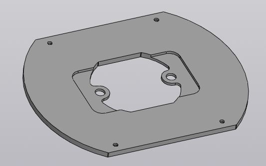 3D модель Площадка фрезера RYOBI RRT1600