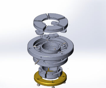 3D модель Подшипник опорно-упорный от мультипликатора Sundyne K-201