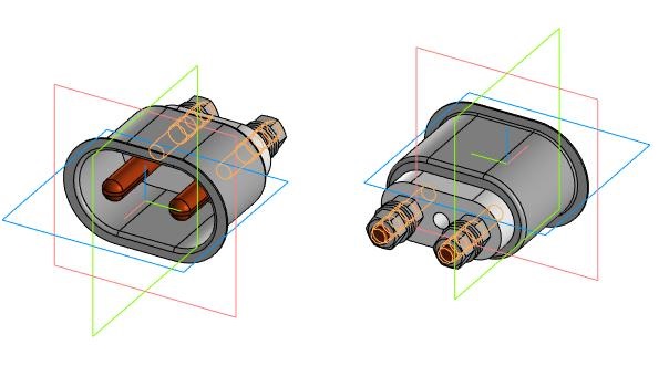 3D модель Разъем термостойкий (тип 344.1) - TX10130