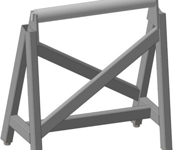 3D модель Роликовая стойка