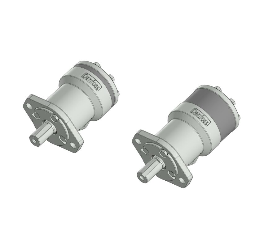 3D модель Гидромоторы MR50C-4 и MR250CU1-4