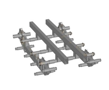 3D модель Гусеничная мототачка v4