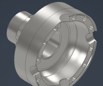 Чертеж Коробка сателлитов дифференциала правая ГАЗ