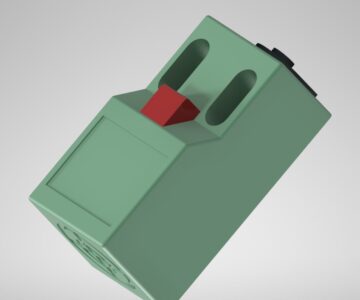 3D модель Концевой индуктивный датчик SN04-N