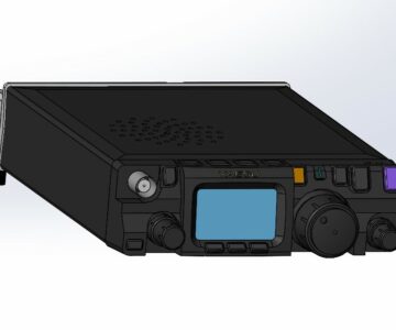 3D модель Радиостанция трансивер Yaesu FT-818 ND с Тангента yaesu mh-31