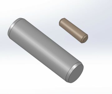 Чертеж Штифты по ОСТ 1 35000 - ОСТ 1 35016 цилиндрические и конические