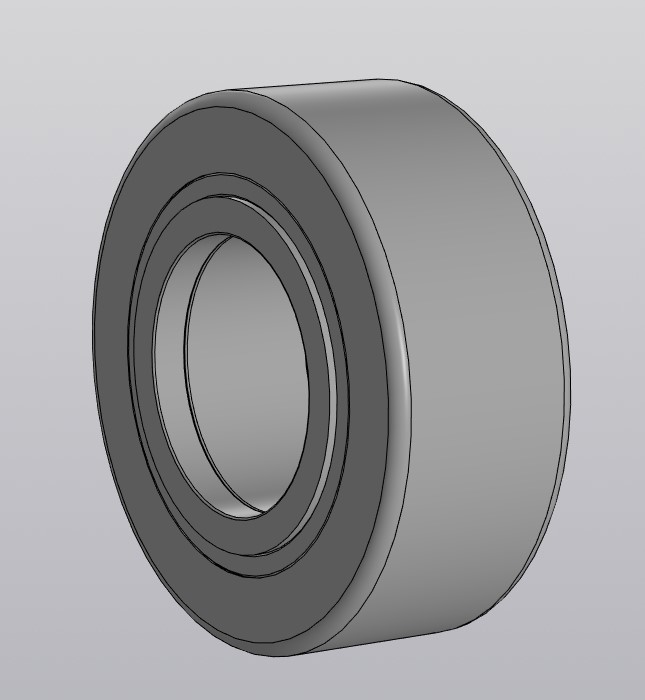 3D модель Опорный ролик NUTR40
