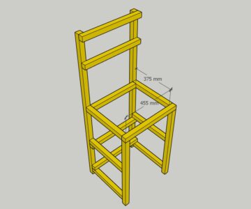 3D модель Подставка для садового умывальника