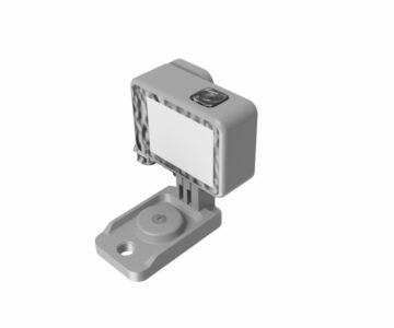 3D модель Камера GoPro 13 с магнитным кронштейном