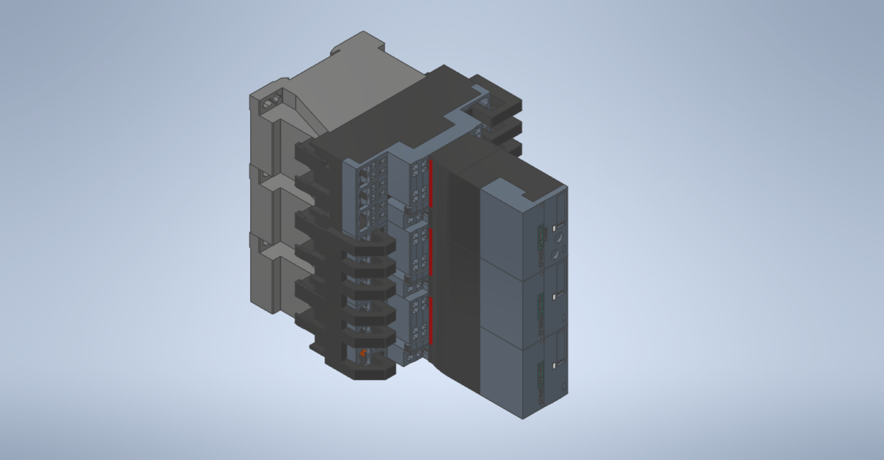 3D модель Контактор Siemens 3RA2426-8XF32-2BB4-ZX95