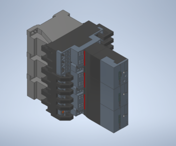 3D модель Контактор Siemens 3RA2426-8XF32-2BB4-ZX95