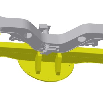 3D модель Сварочное приспособление рамы жд тележки