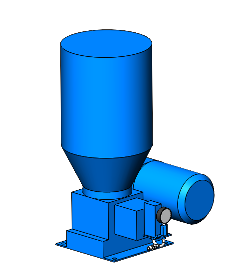 3D модель Смазочная станция 100.Z1.1.4.3.1.0.0