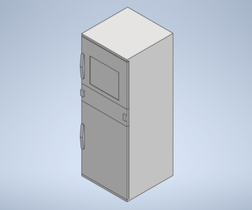 3D модель Электротехнический распределительный шкаф (В1625 × Ш600 × Г605)