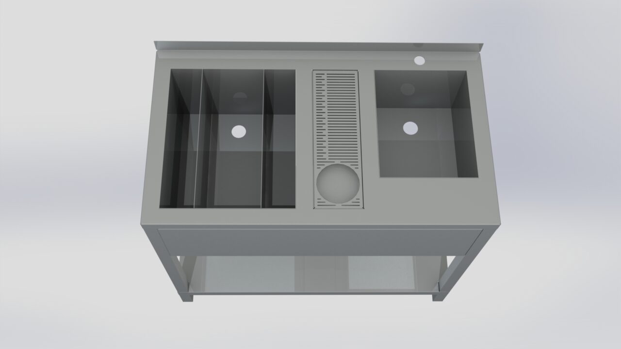 3D модель Барная станция