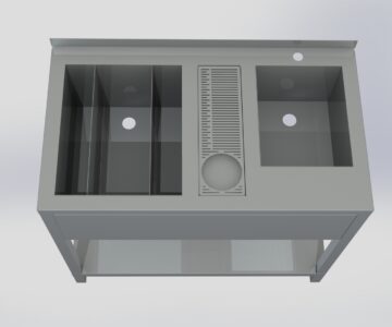 3D модель Барная станция