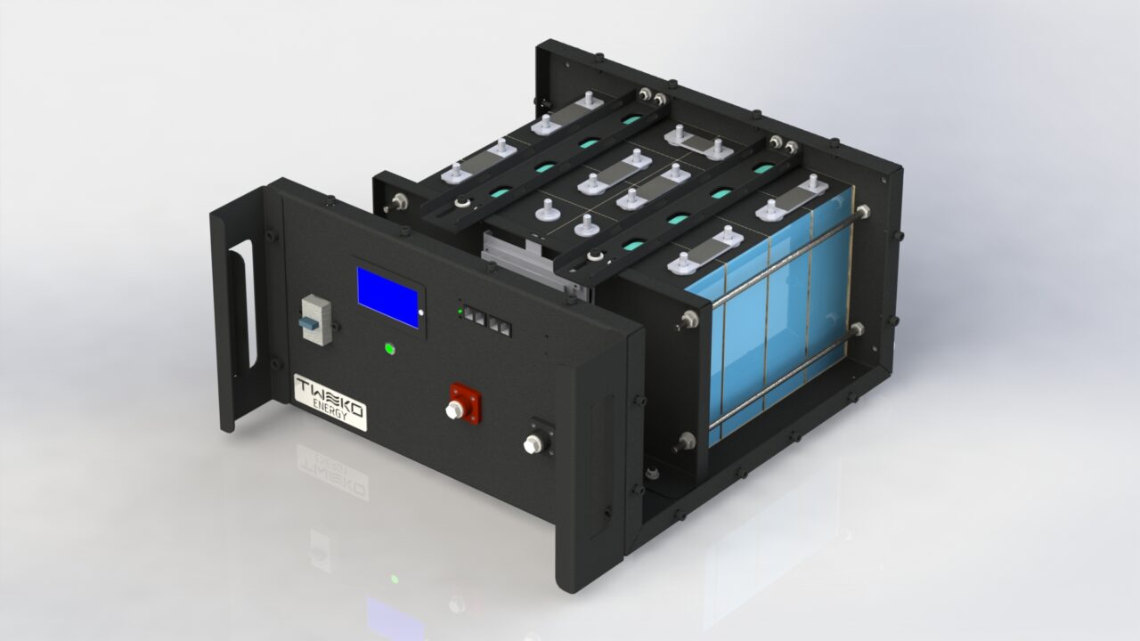Чертеж Корпус акамулятора для ячеек LiPO4 314А/час 25,6В