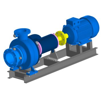 3D модель Насос СМ 200-150-400б-6