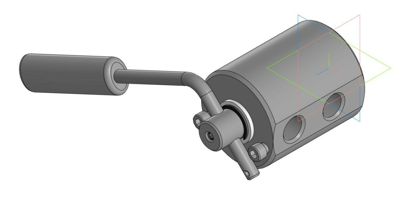 3D модель Дивертор DF6A V0930 G3/8