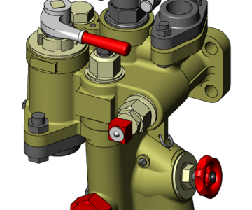 3D модель Инжектор паровоза В-250