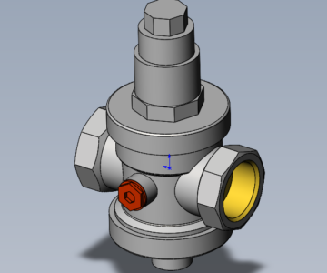 3D модель Редуктор давления ROMMER RVS-0008-000025