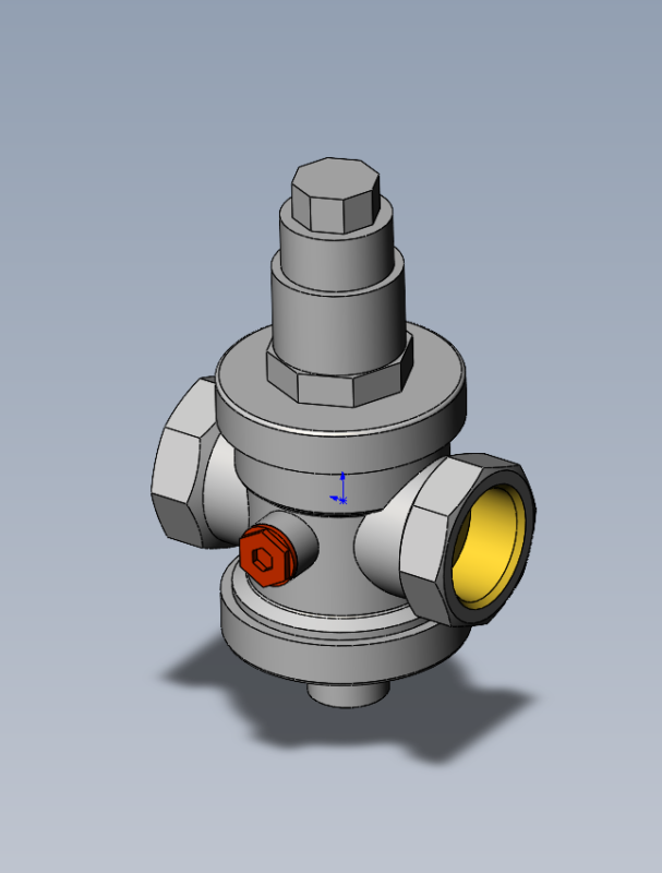 3D модель Редуктор давления ROMMER RVS-0008-000025